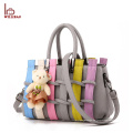 Cute Bear Fashion Lady Shoulder Bag PU bolso de cuero mujeres